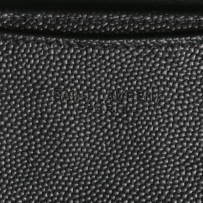 Saint Laurent Grain De Poudre Business Card Case Black 6 of 8
