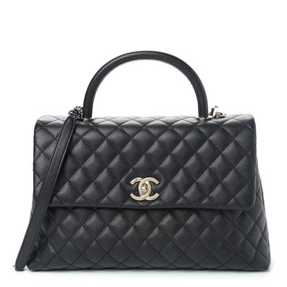 Chanel Caviar Quilted Medium Coco Handle Flap Black 1 of 4