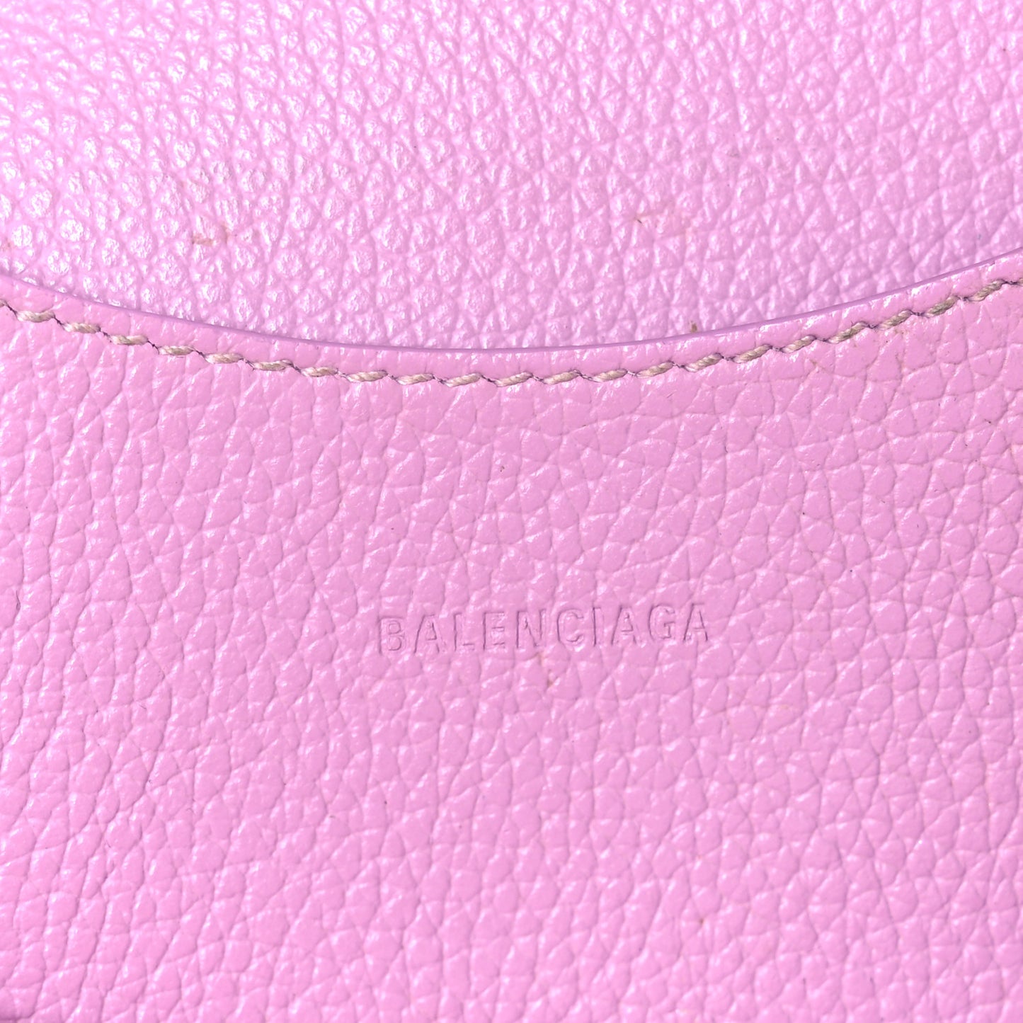 Grained Calfskin Neo Classic Silver Hardware Mini City Lilac