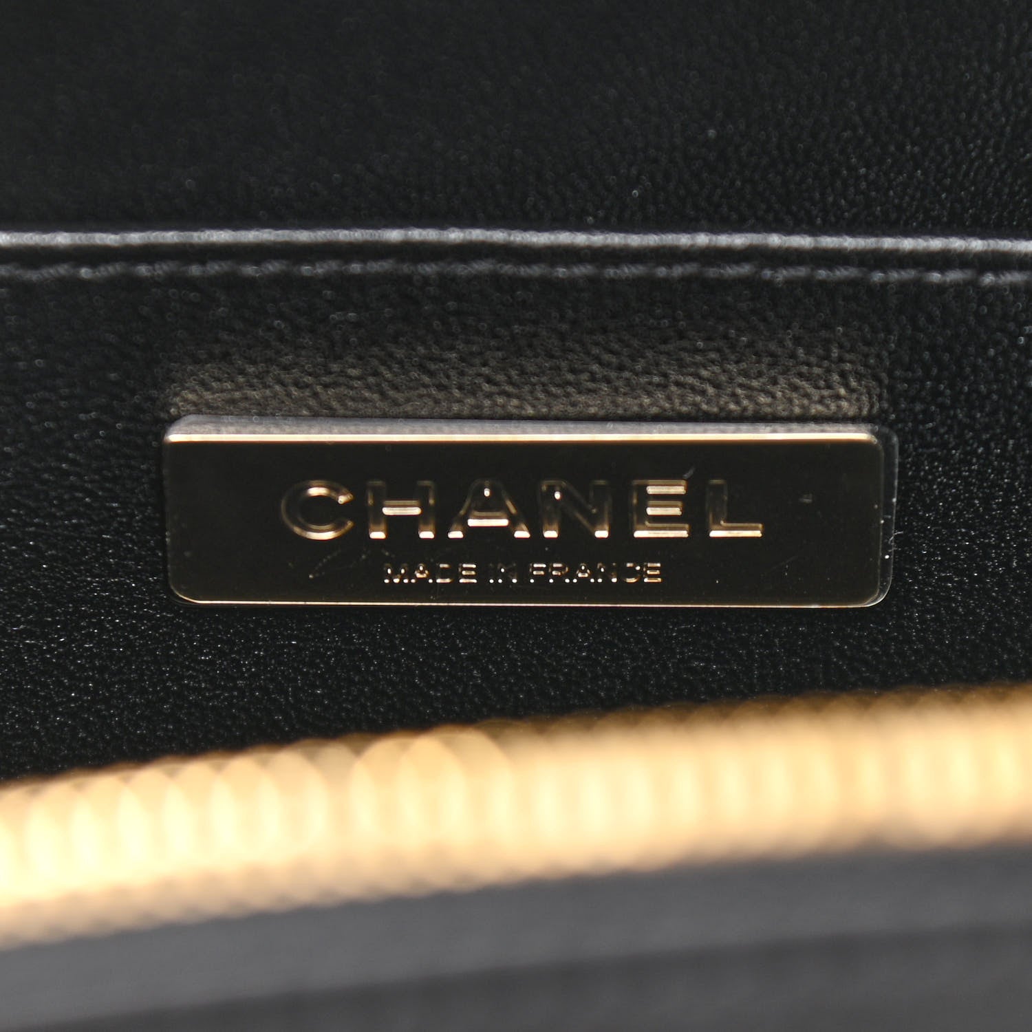 Chanel Calfskin Quilted Studded Square Vanity Case Black 6 of 11