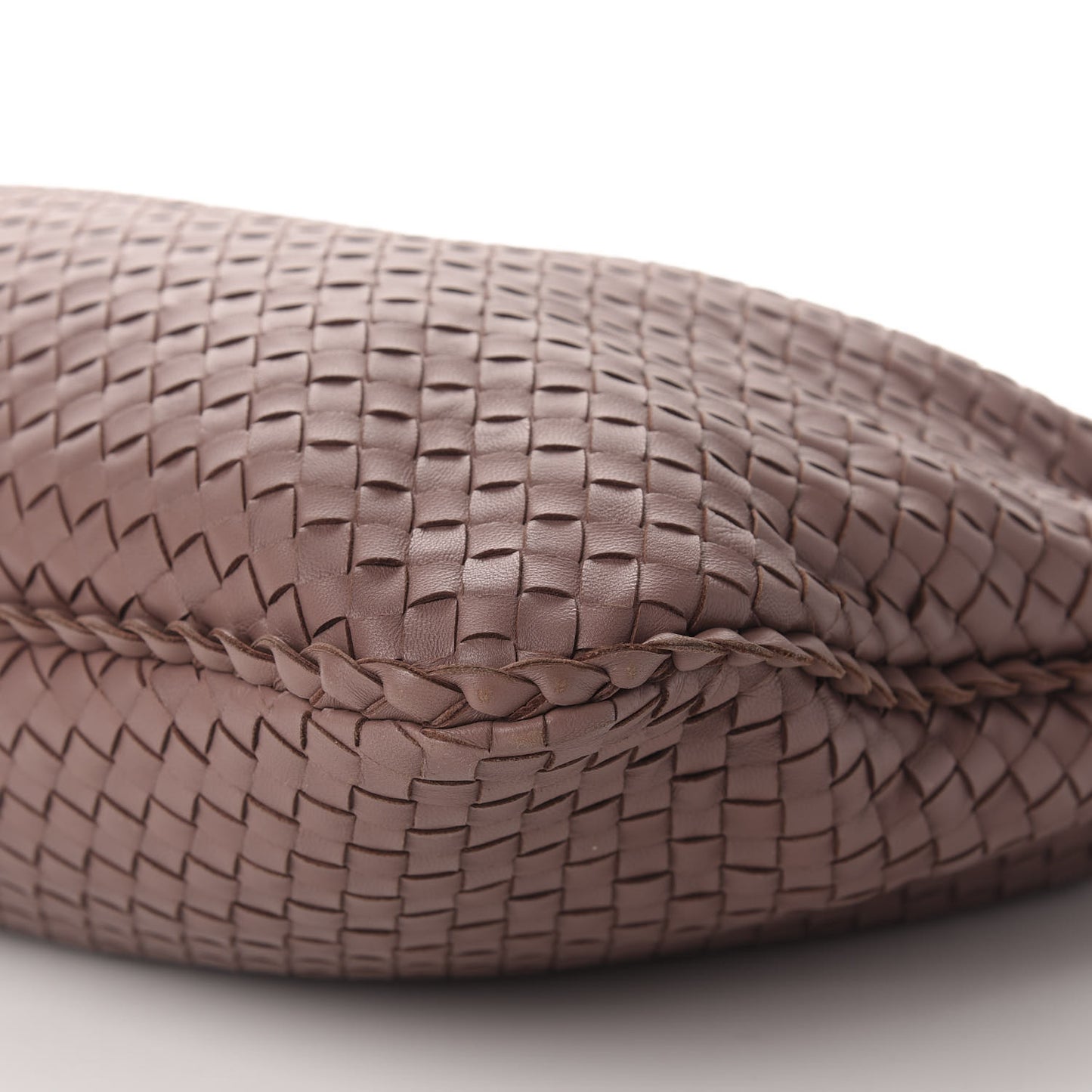 Nappa Intrecciato Medium Veneta Hobo Rose