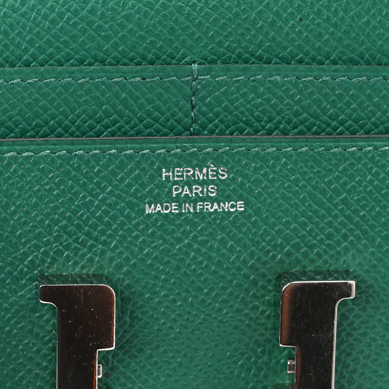 Hermes Epsom Constance Short Wallet Vert Vertigo 6 of 10