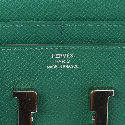 Hermes Epsom Constance Short Wallet Vert Vertigo 6 of 10