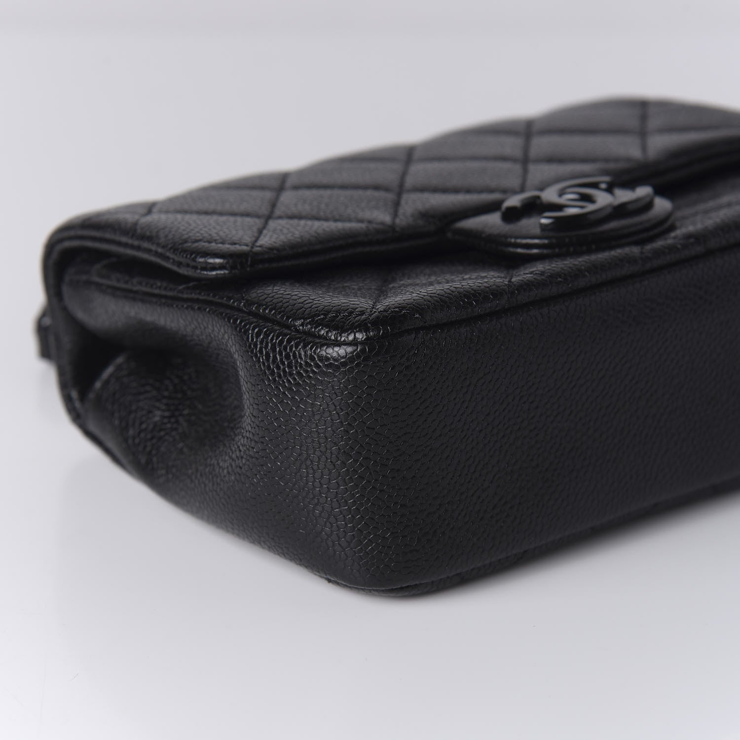 Chanel Caviar Quilted Incognito Mini Square Flap Black 6 of 11