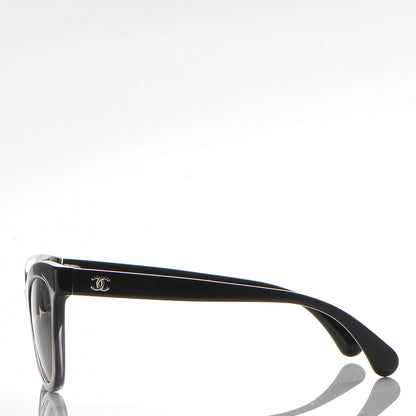 Chanel Polarized Acetate CC Cat Eye Summer Sunglasses 5350 Black 3 of 8