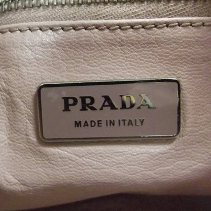 Prada Leather Chain Tote Black 8 of 10