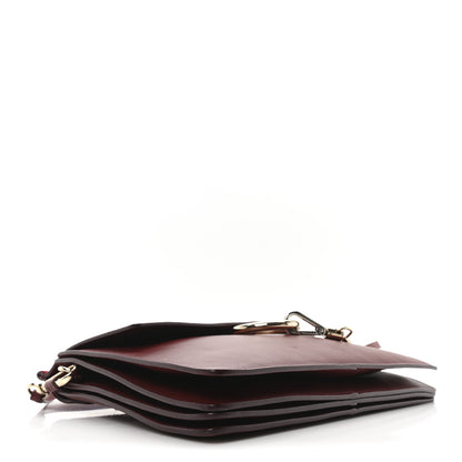 Chloe Calfskin Suede Medium Faye Shoulder Bag Plum Purple 4 of 9