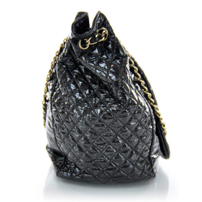 Chanel Vinyl XL Rock and Chain Flap Black 6 of 10