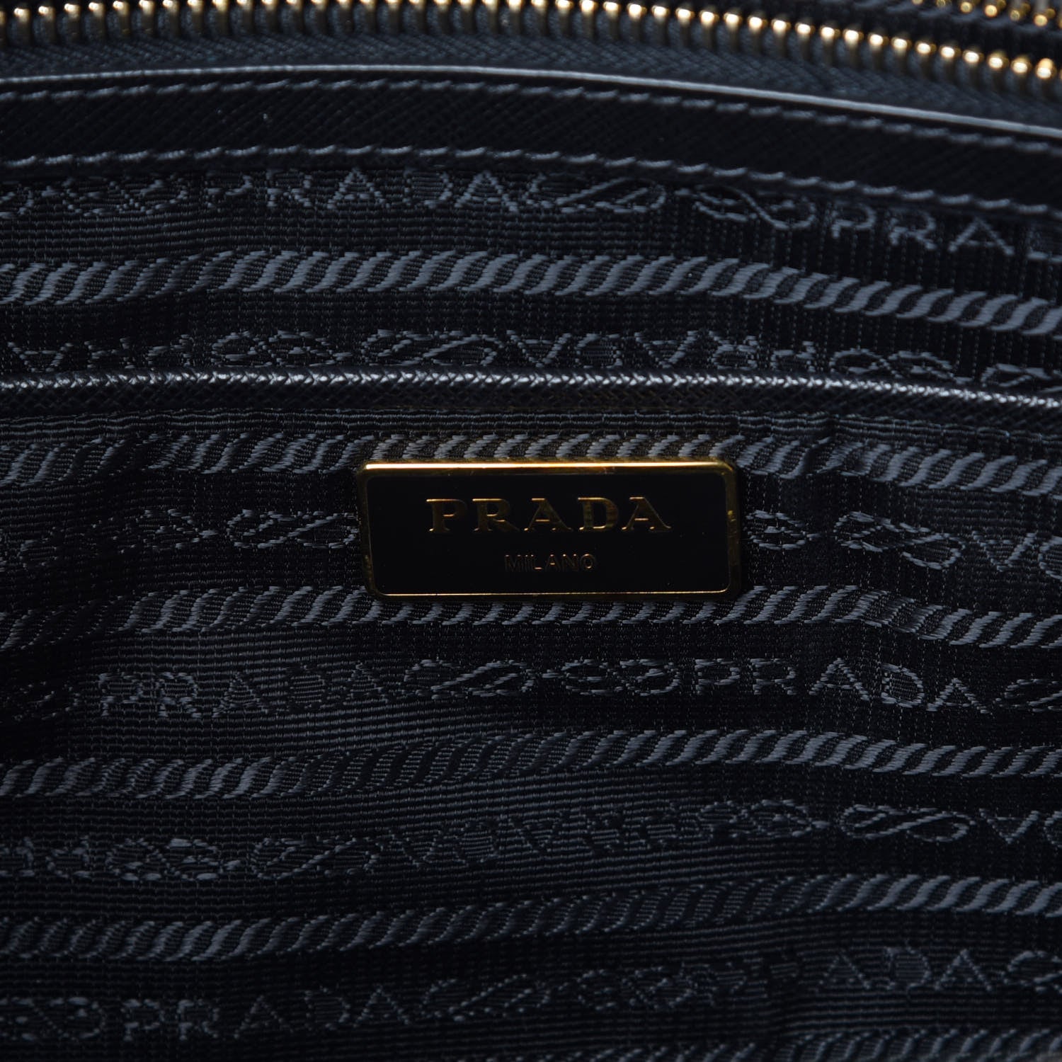 Prada Saffiano Medium Galleria Double Zip Tote Black 6 of 14