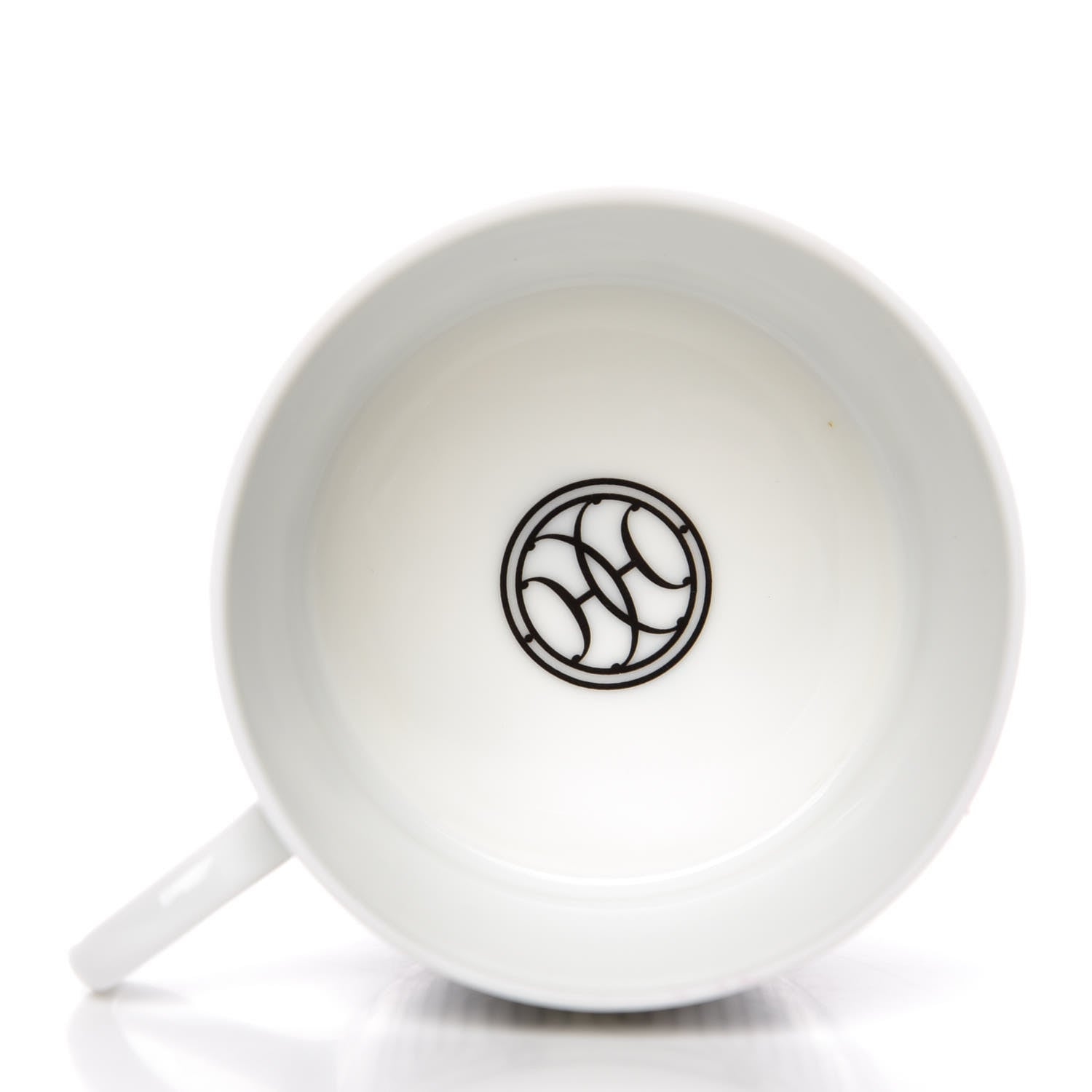 Hermes Porcelain H Deco Tea Cup And Saucer Set Of 2 6 of 8