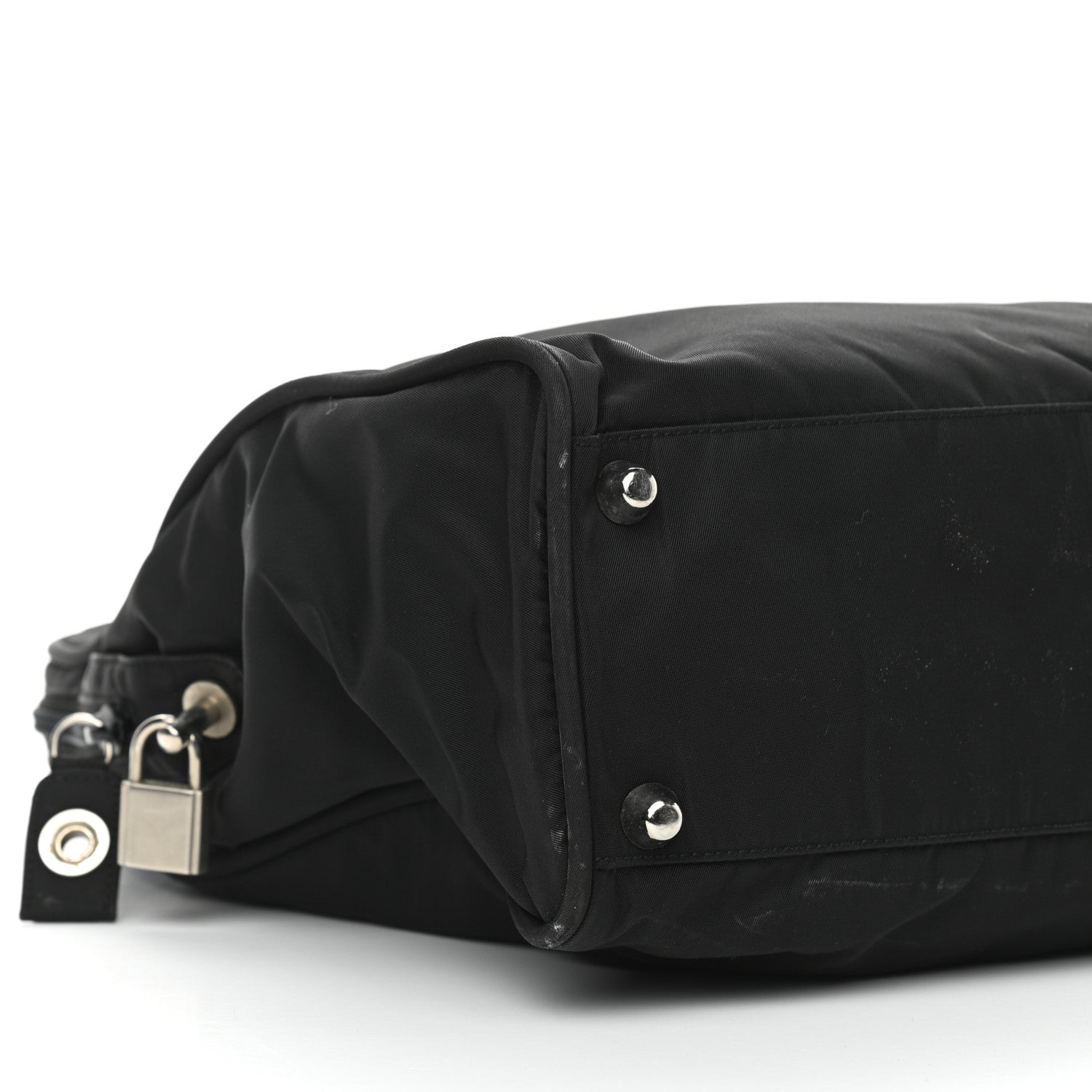 Prada Tessuto Nylon Briefcase Black 9 of 13