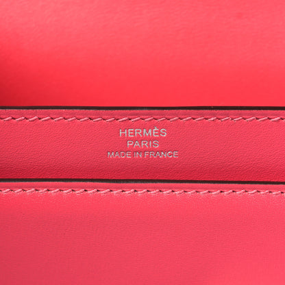 Hermes Tadelakt Mini Verrou Chaine Bag Rose Lipstick 5 of 9