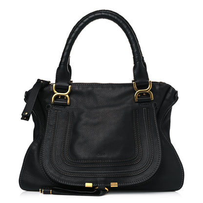 Chloe Calfskin Medium Marcie Satchel Black 1 of 11