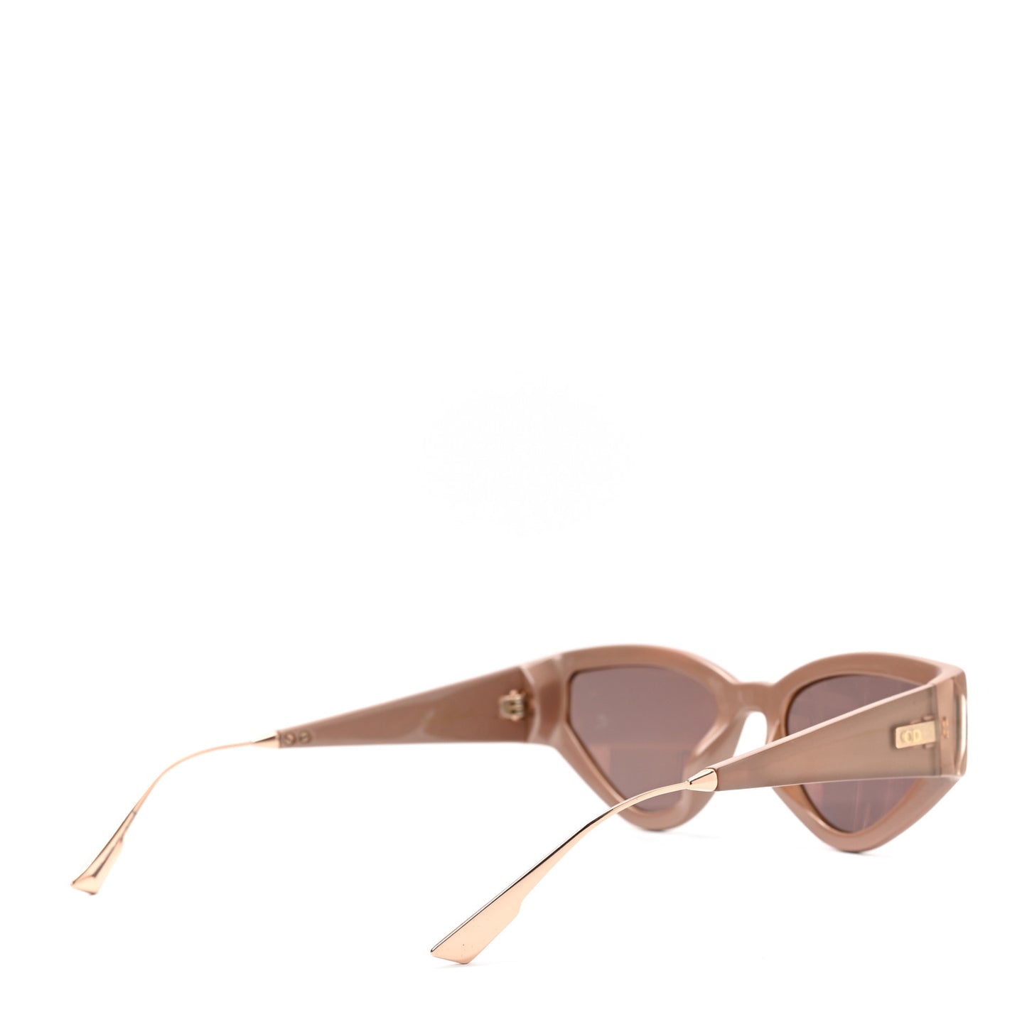 Acetate CatStyleDior1 Mirror Sunglasses Pink Gold