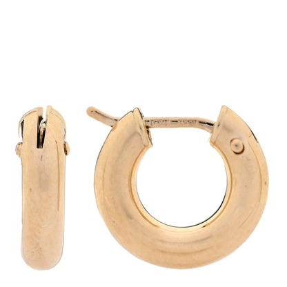 Roberto Coin 18K Yellow Gold Everyday Huggie Hoop Earrings 1 of 4