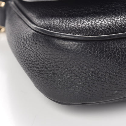 Gucci Pebbled Calfskin Medium Soho Flap Crossbody Black 8 of 17