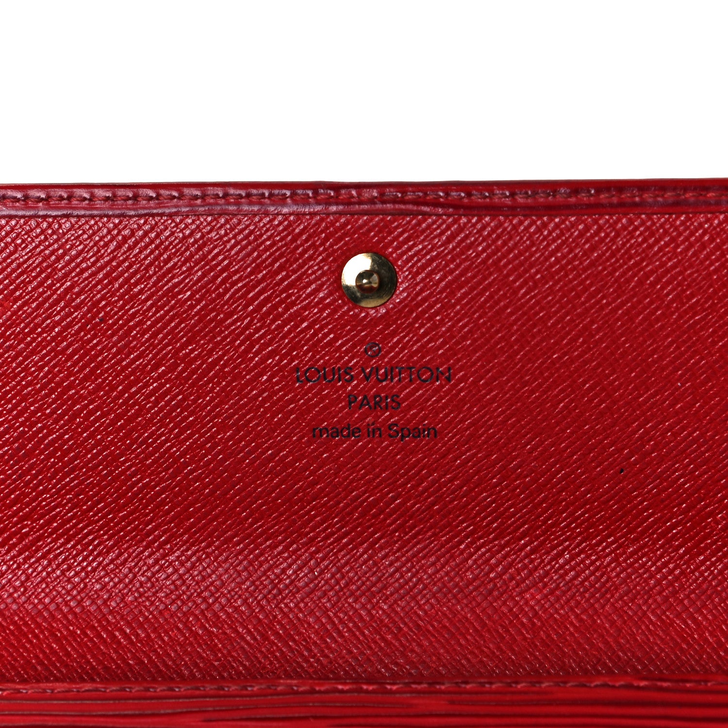 Louis Vuitton Epi Porte Tresor International Wallet Castillan Red 7 of 10