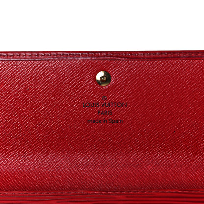 Louis Vuitton Epi Porte Tresor International Wallet Castillan Red 7 of 10