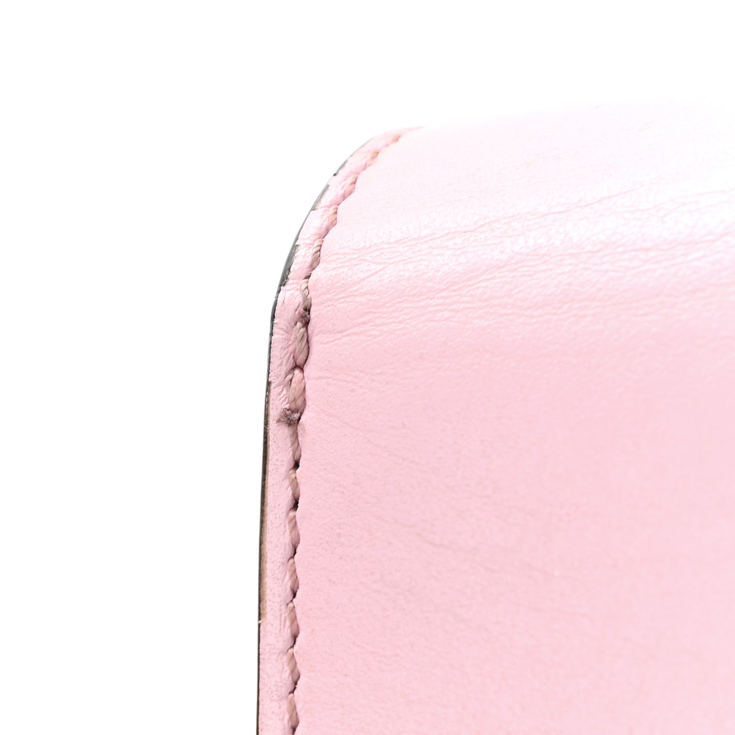 Calfskin Medusa Wallet on Chain Crossbody Pink Red