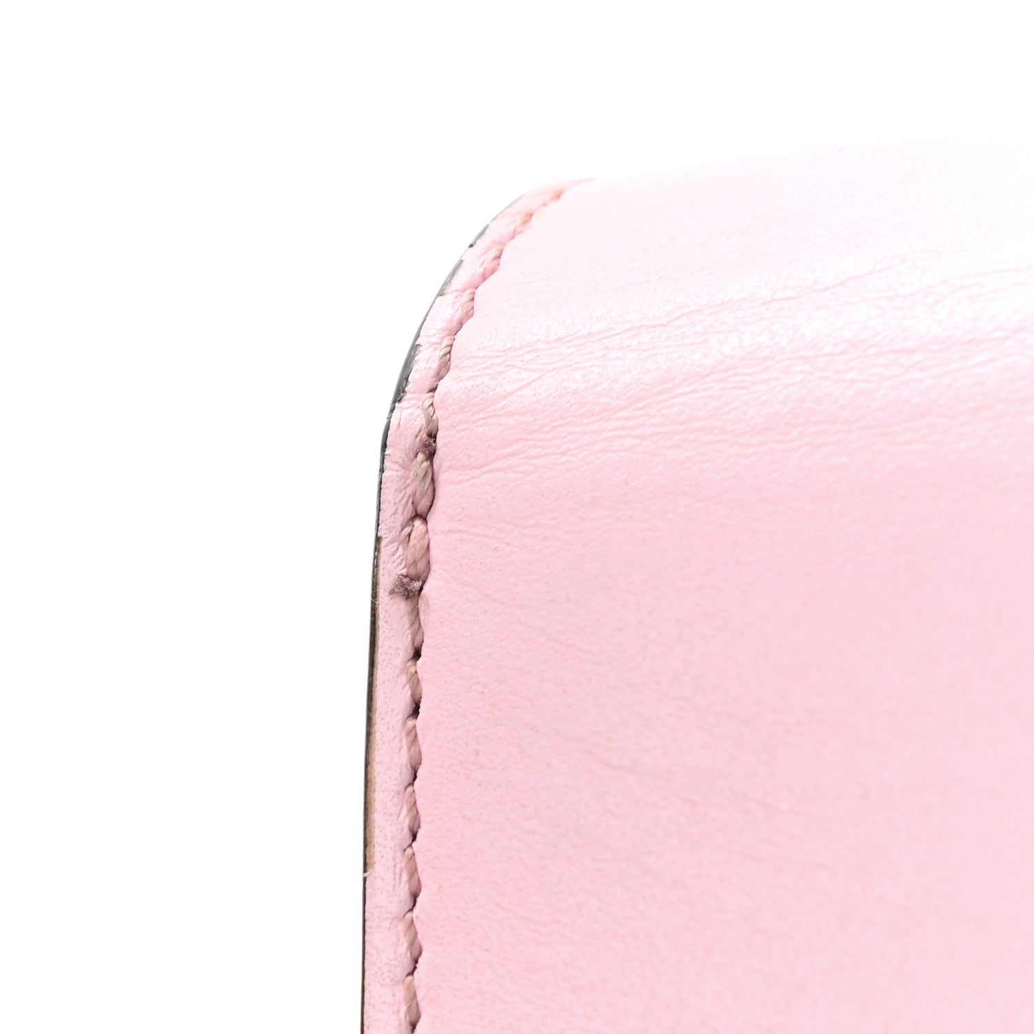 Versace Calfskin Medusa Wallet on Chain Crossbody Pink Red 14 of 15
