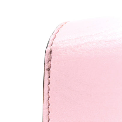 Versace Calfskin Medusa Wallet on Chain Crossbody Pink Red 14 of 15