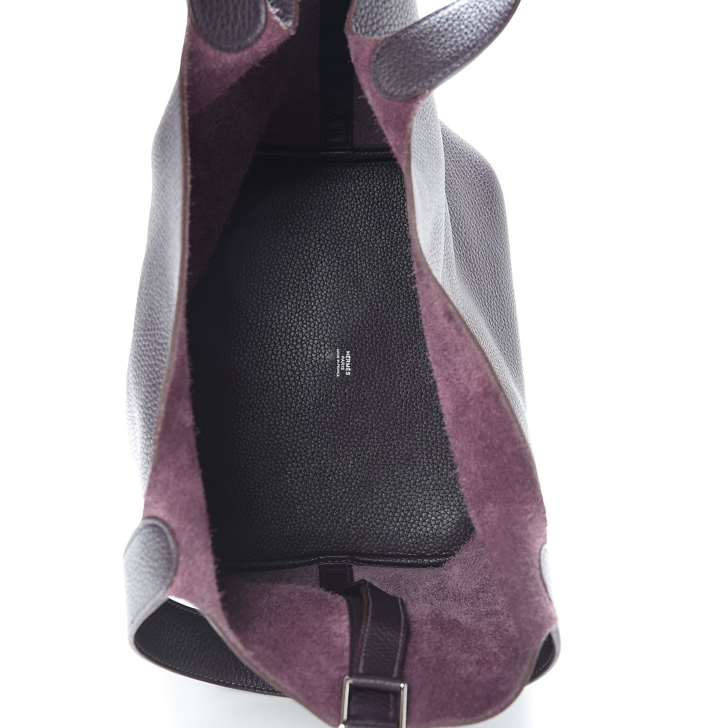 Hermes Taurillon Clemence Picotin Lock 26 GM Raisin 5 of 11