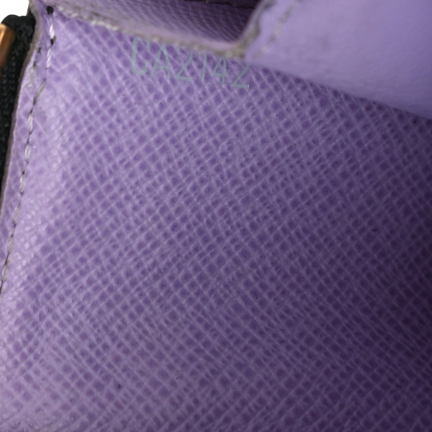 Monogram Multicolor Key Pouch Black Violet