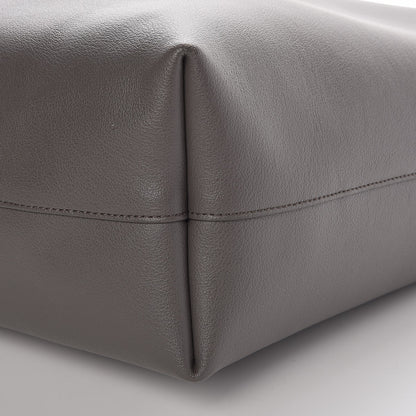 Saint Laurent Calfskin Large Shopping Tote Dark Grey 12 of 12