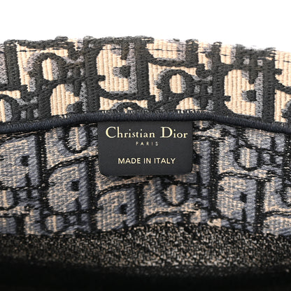 Christian Dior Oblique Medium Book Tote Blue Multicolor 6 of 12