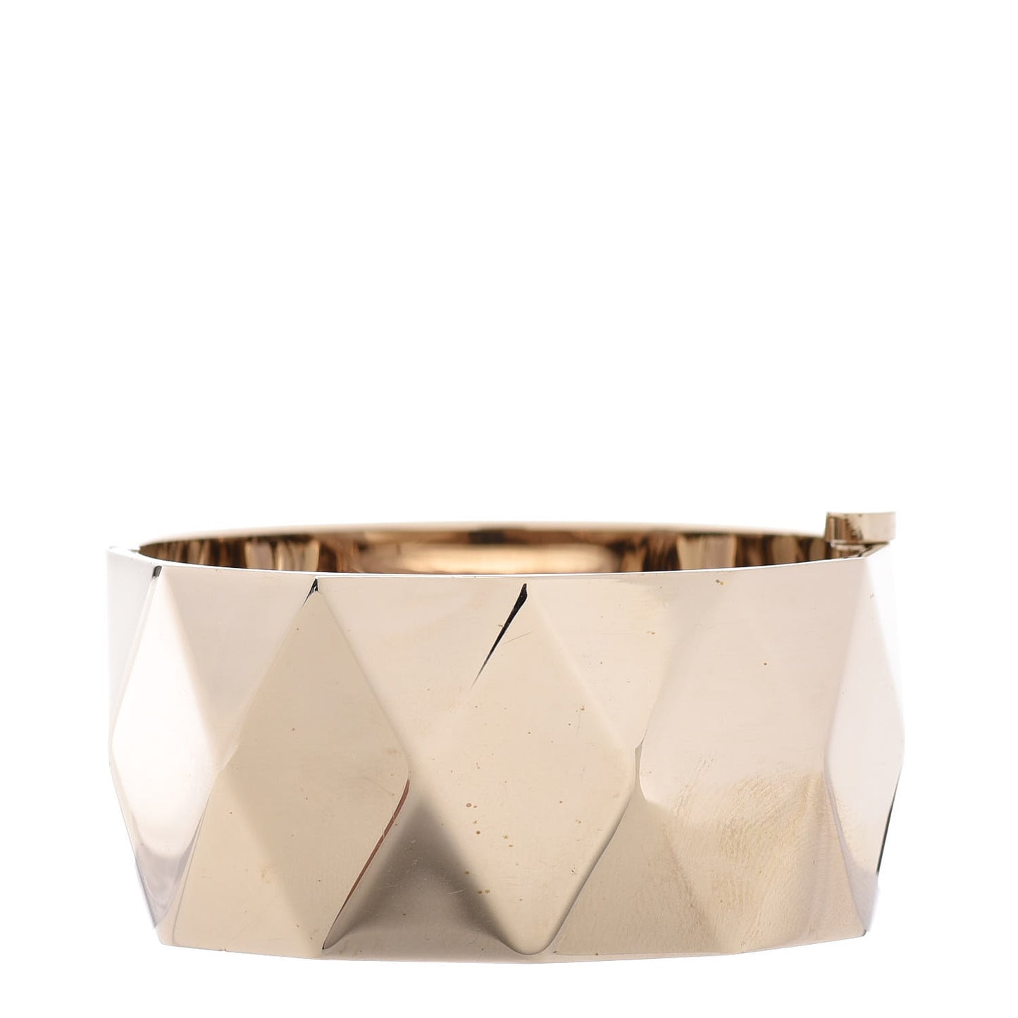 Quilted Metal CC Cuff Gold