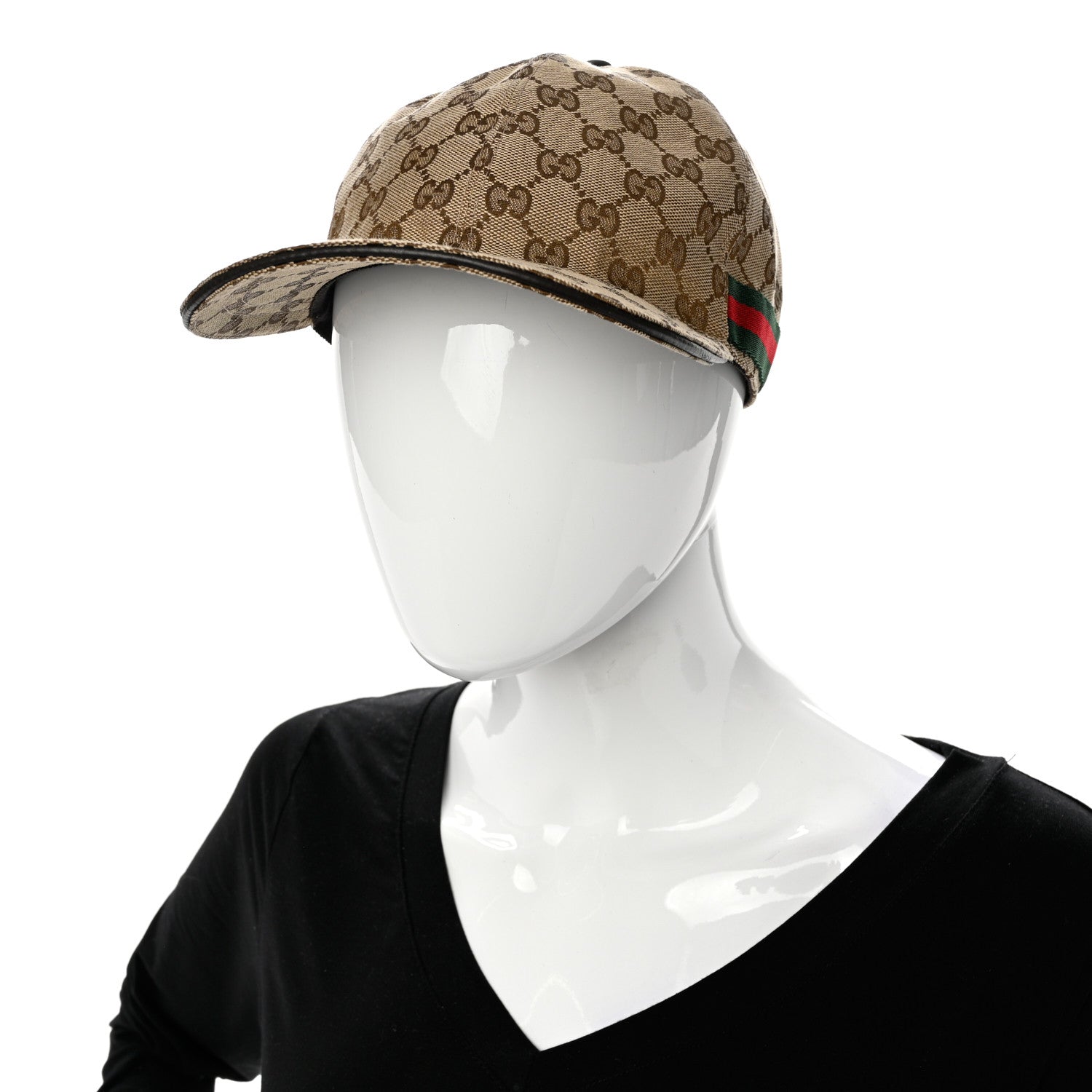 Gucci Monogram Web Baseball Hat S Beige Cocoa 2 of 9