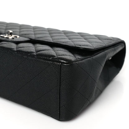 Chanel Caviar Quilted Maxi Single Flap Black 10 of 10
