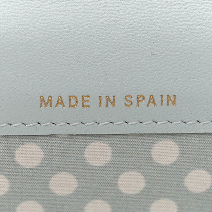 Chanel Lambskin Quilted Pearl CC Chanel Flap Card Holder Light Blue 7 of 9