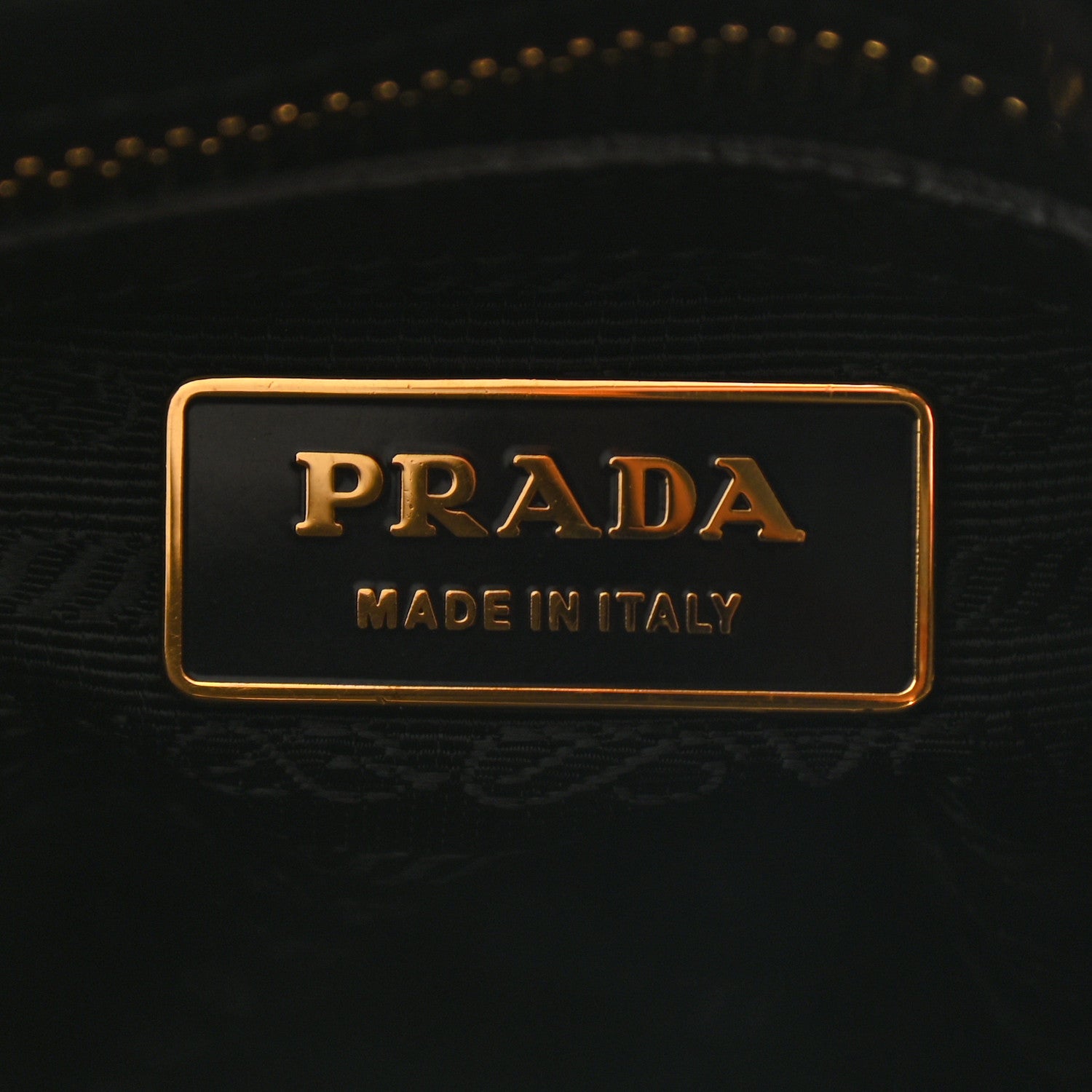 Prada Nappa Gaufre Messenger Tote Black 6 of 12
