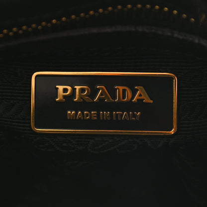 Prada Nappa Gaufre Messenger Tote Black 6 of 12