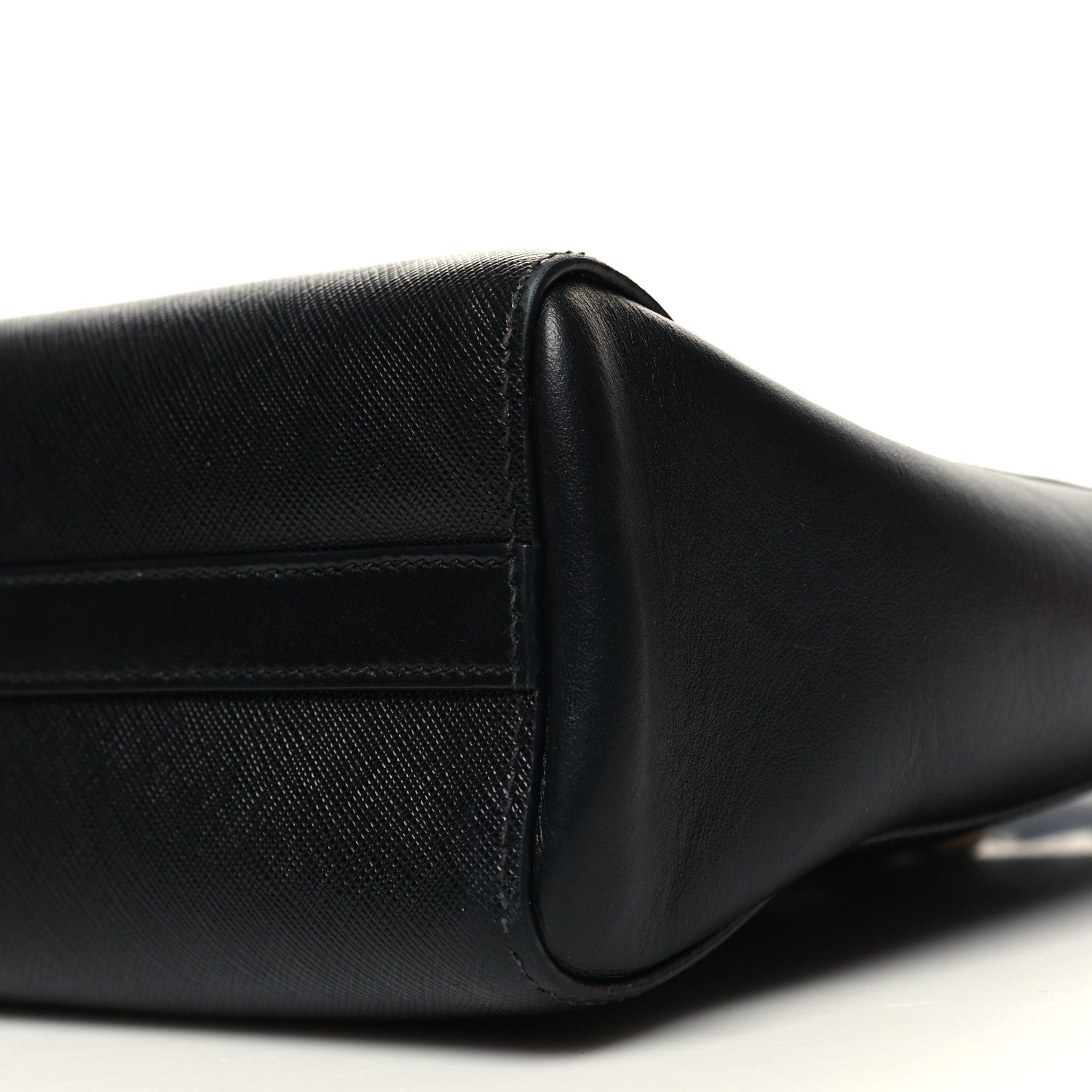 Prada Saffiano Metal Top Handle Black 9 of 9