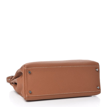 Hermes Togo Kelly Retourne 35 Gold 5 of 37
