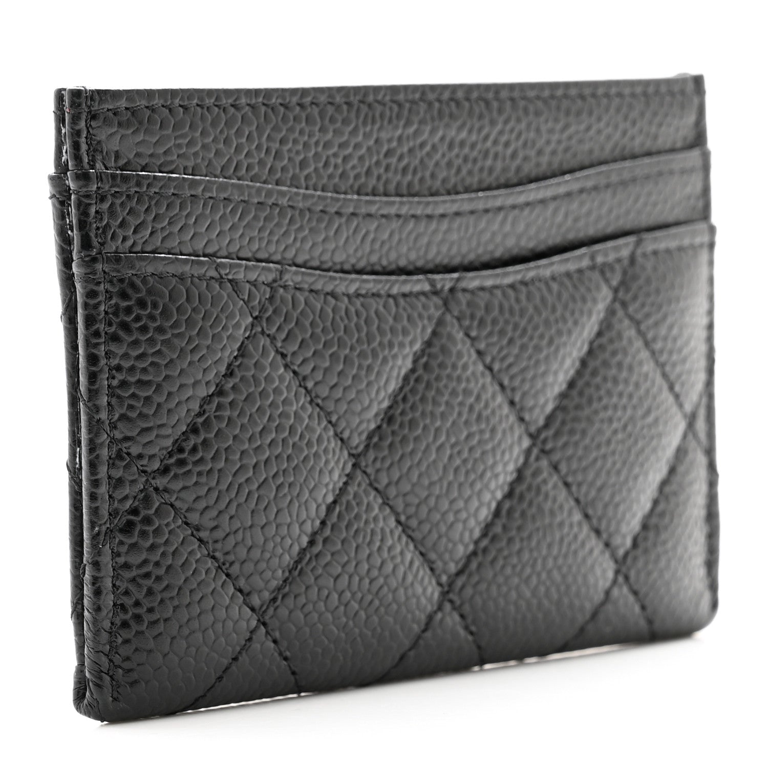 Chanel Caviar Quilted Card Holder Black 3 of 8