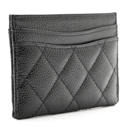 Chanel Caviar Quilted Card Holder Black 3 of 8