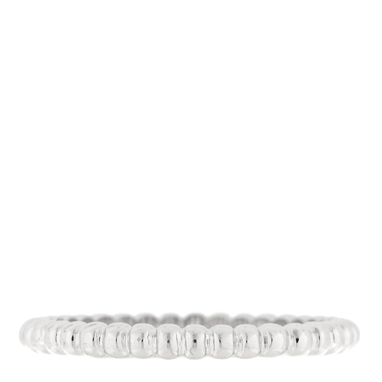 18K White Gold Small Perlee Ring 55 7.25