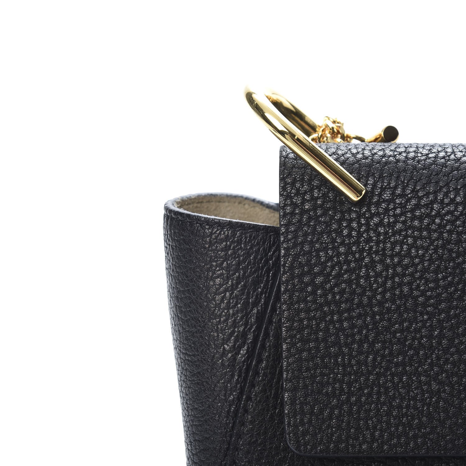 Chloe Grained Lambskin Drew Shoulder Bag Black 12 of 12