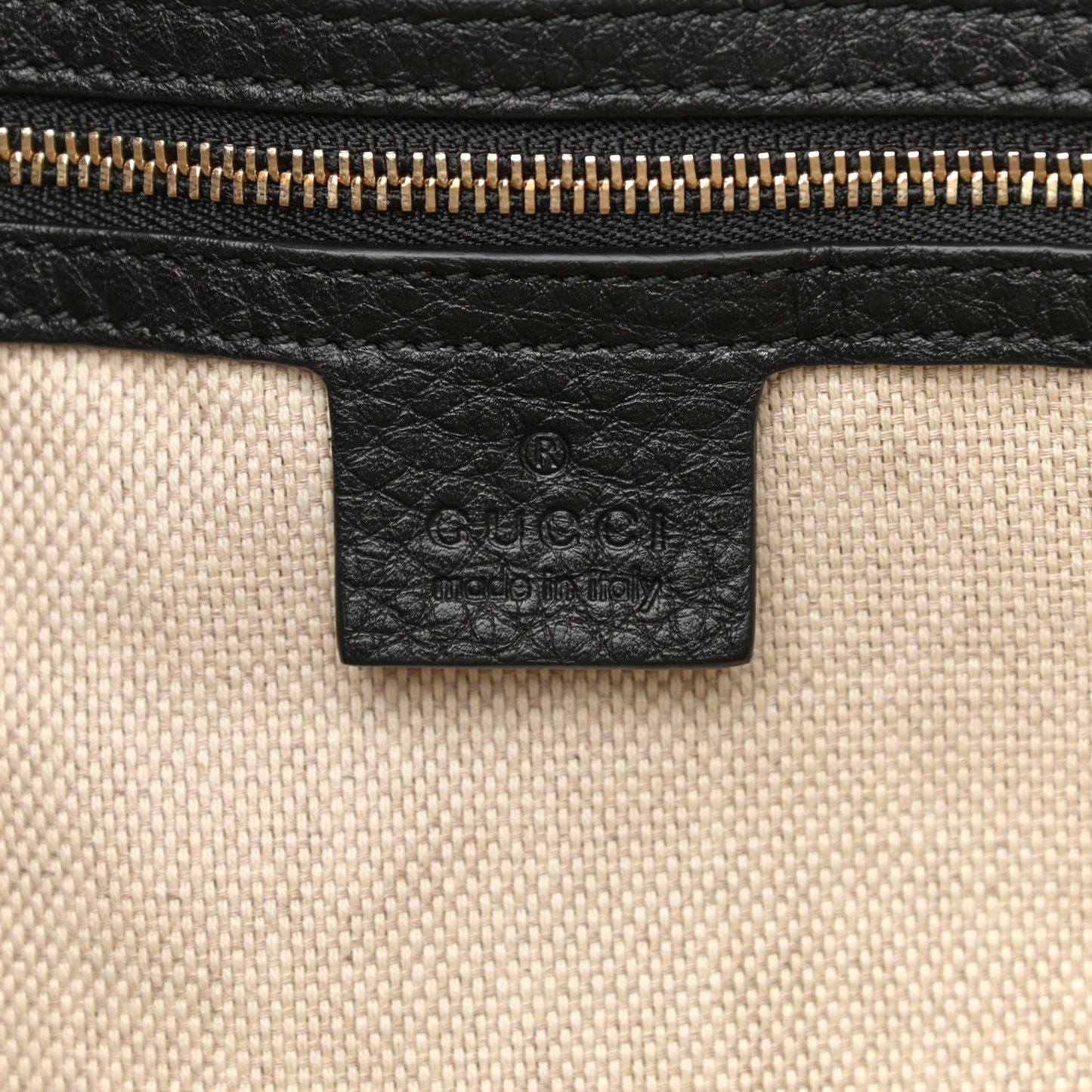 Pebbled Calfskin Medium Soho Shoulder Bag Black