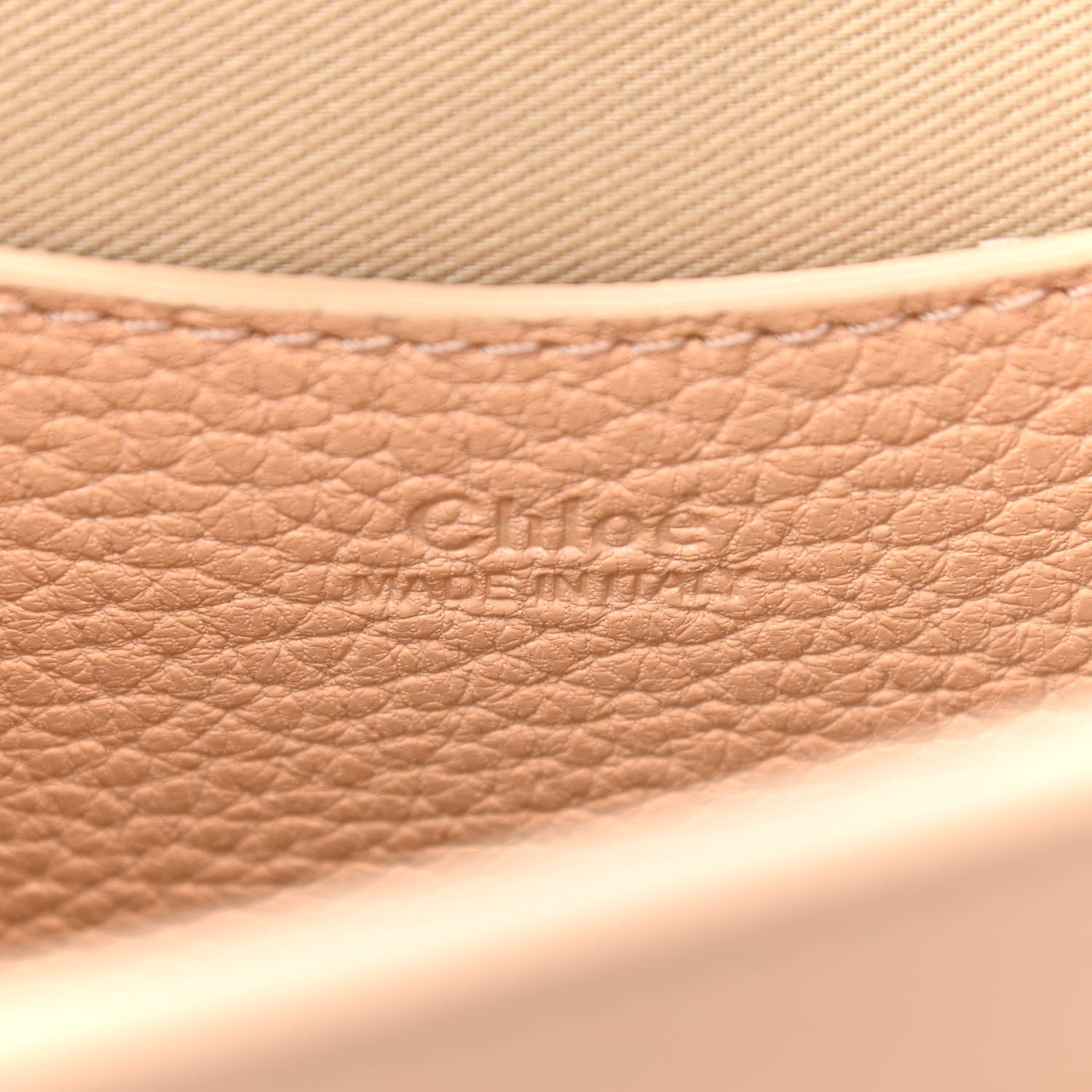 Chloe Grained Calfskin Large Tess Bag Delicate Pink 5 of 9