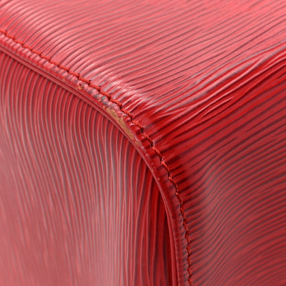 Louis Vuitton Epi Speedy 30 Castillan Red 9 of 13