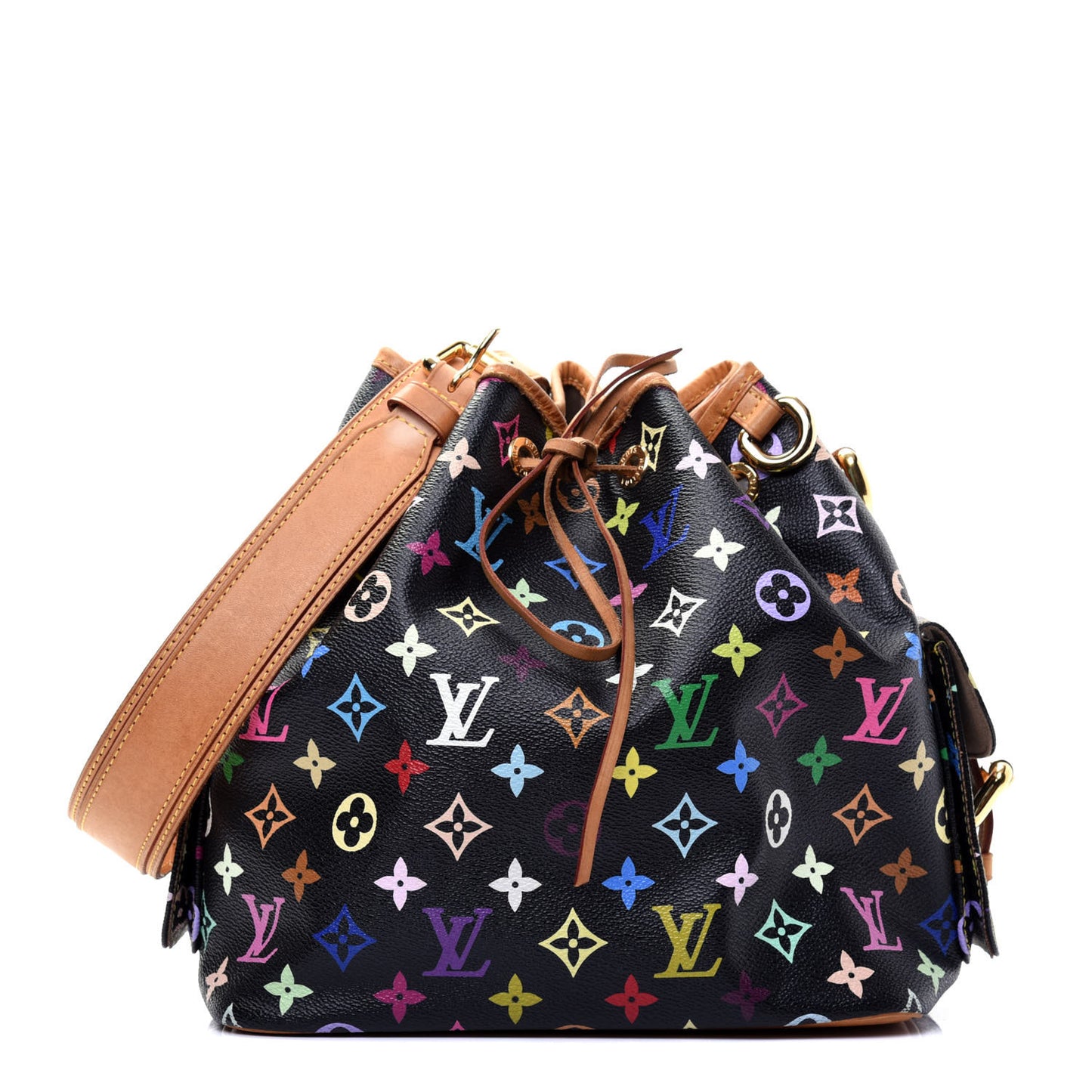 Monogram Multicolor Petit Noe Black