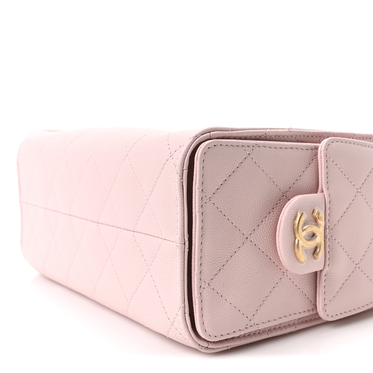Chanel Caviar Quilted Mini Chanel 25 Handbag Light Pink 10 of 10