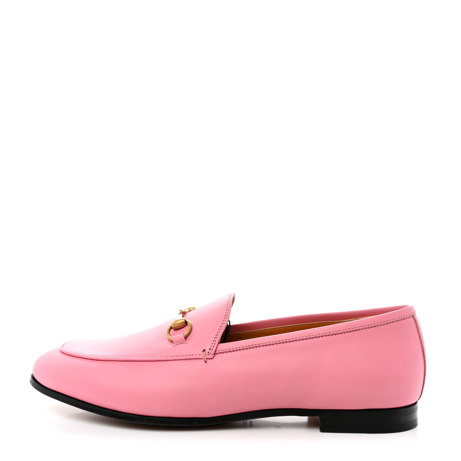 Gucci Betis Glamour Calfskin Womens Jordaan Loafers 40 Butterfly Pink 1 of 13