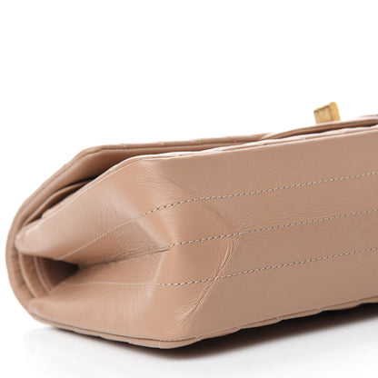 Chanel Aged Calfskin Chevron Quilted 2.55 Reissue 225 Flap Beige 6 of 11