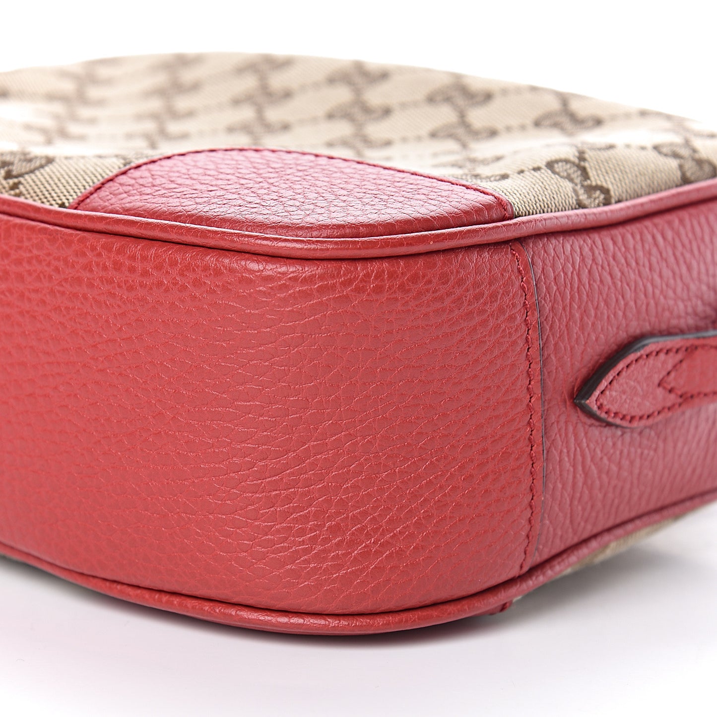 Monogram Mini Bree Messenger Bag Red