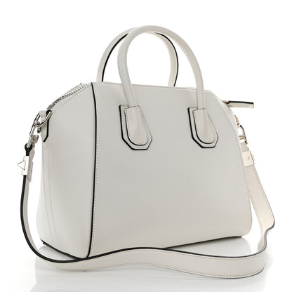 Givenchy Calfskin Signature Logo Small Antigona White 3 of 13